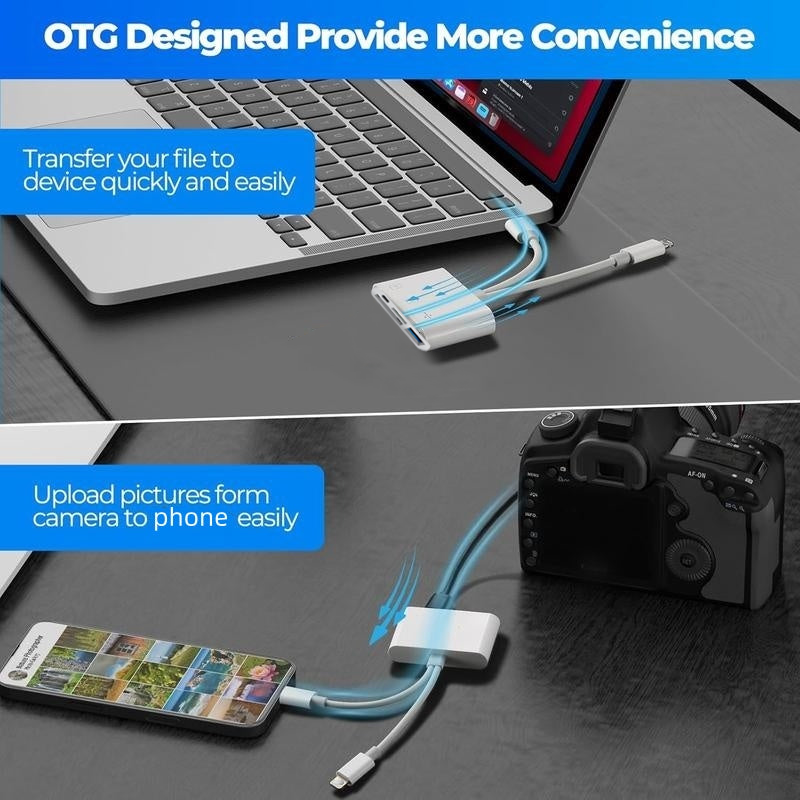 3-in-1 USB-C Memory Card Reader