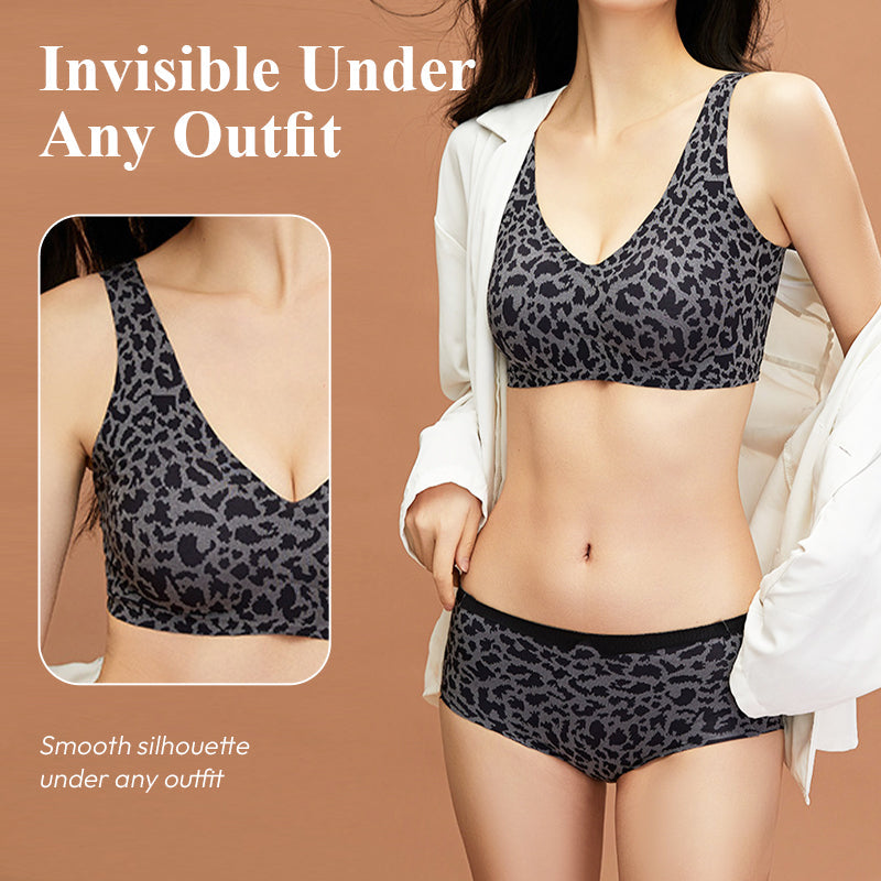 ⏳LAST DAY SALE 50% OFF💕Womens Comfortable Wireless Bralettes Seamless Deep V Everyday Bra