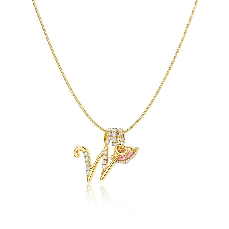 💖 LAST DAY – 75% OFF ✨ 3-layer pendant necklaces with initials A-Z 🎀 | Personalized & elegant
