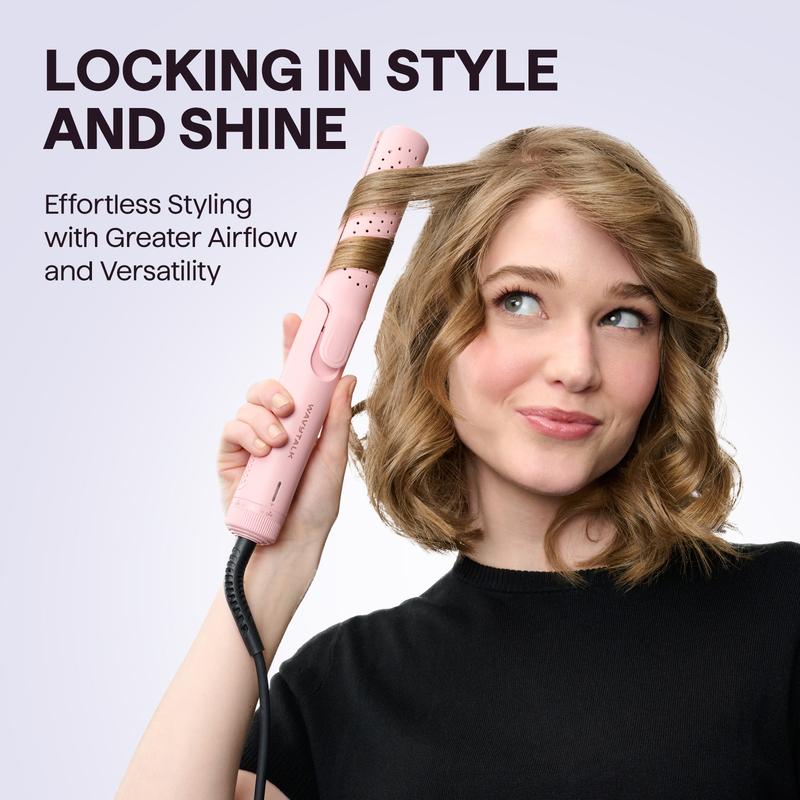 📢Today Only: 70% Off🏆Cool Curl Airflow Styler, 2 in 1 Flat Iron and Curling Iron