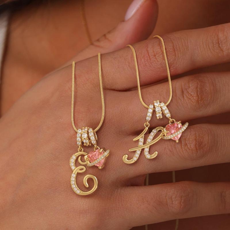 💖 LAST DAY – 75% OFF ✨ 3-layer pendant necklaces with initials A-Z 🎀 | Personalized & elegant