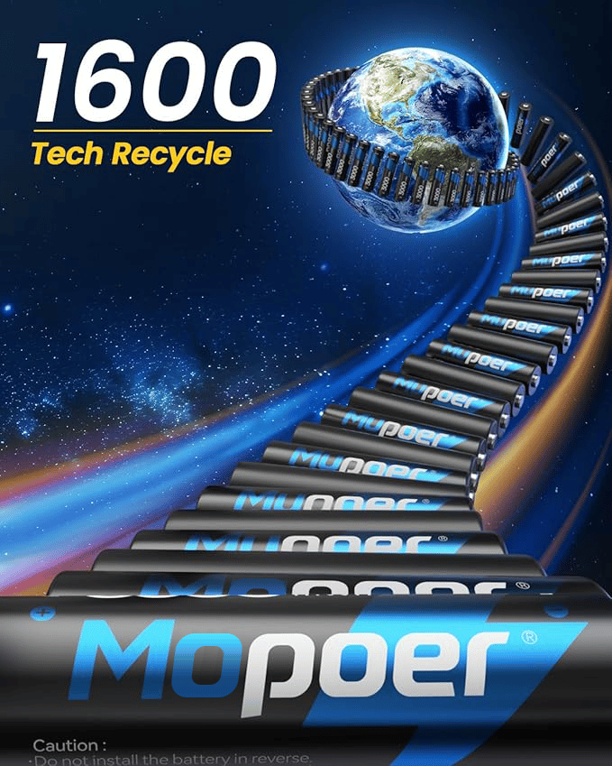 💥🔋Lithium-ion battery with integrated charger💡Overcharge protection