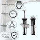 🚽🔩50% OFF NOW! Heavy Duty Toilet Seat Fastener Bolt kit – Universal Locking Screws, Anti-Wiggle Toilet Seat Hardware for Secure & Stable Installation