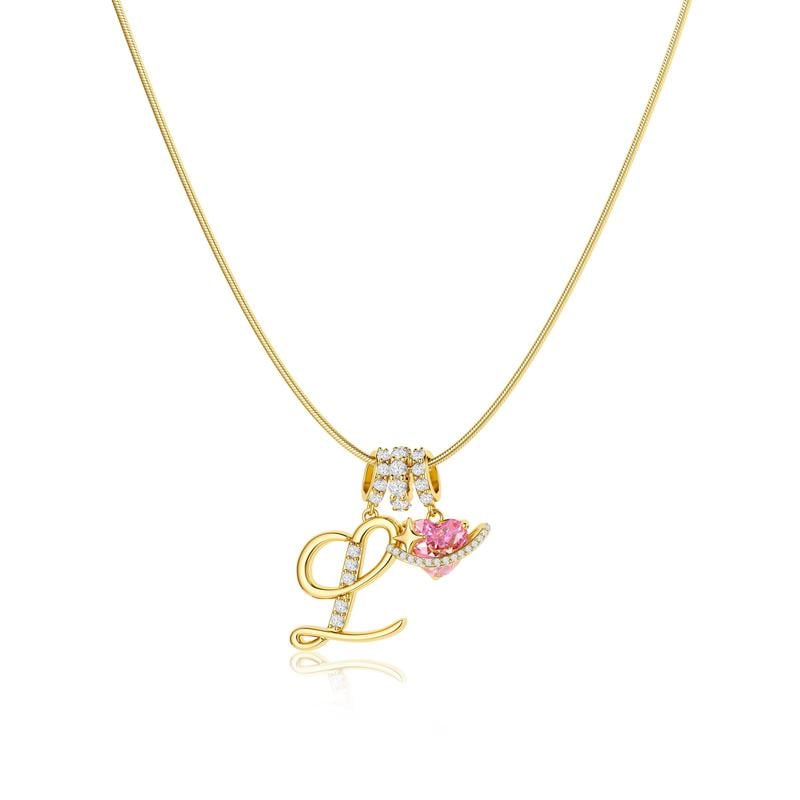 💖 LAST DAY – 75% OFF ✨ 3-layer pendant necklaces with initials A-Z 🎀 | Personalized & elegant