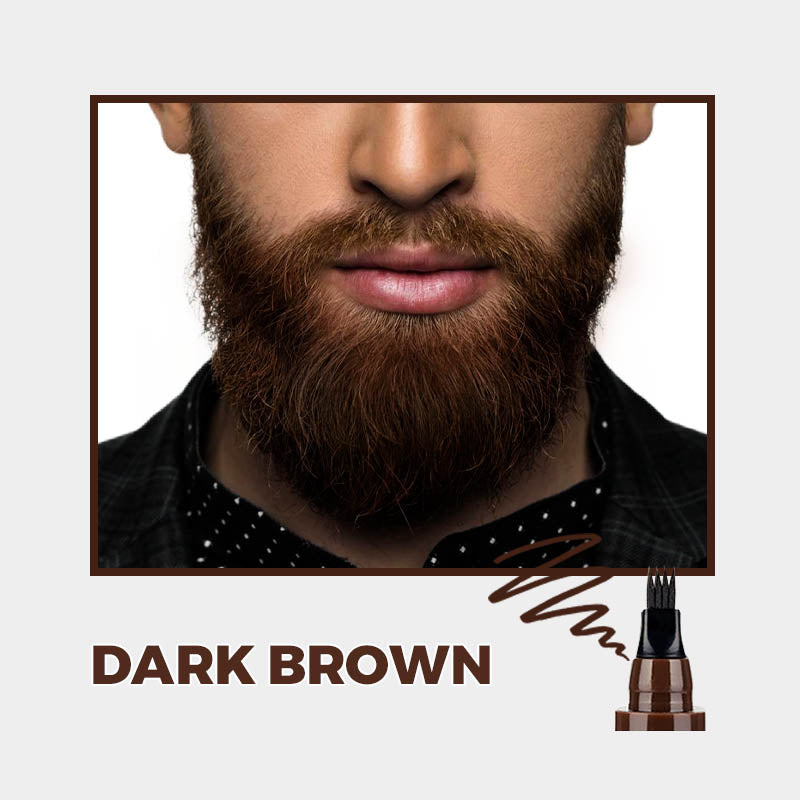 4-Prong Multi-Used Pen-For filling in gaps in eyebrows and beards