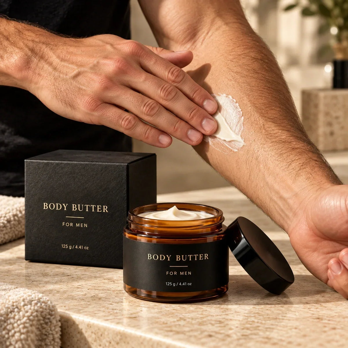 Men's Agarwood Fragrance Body Butter