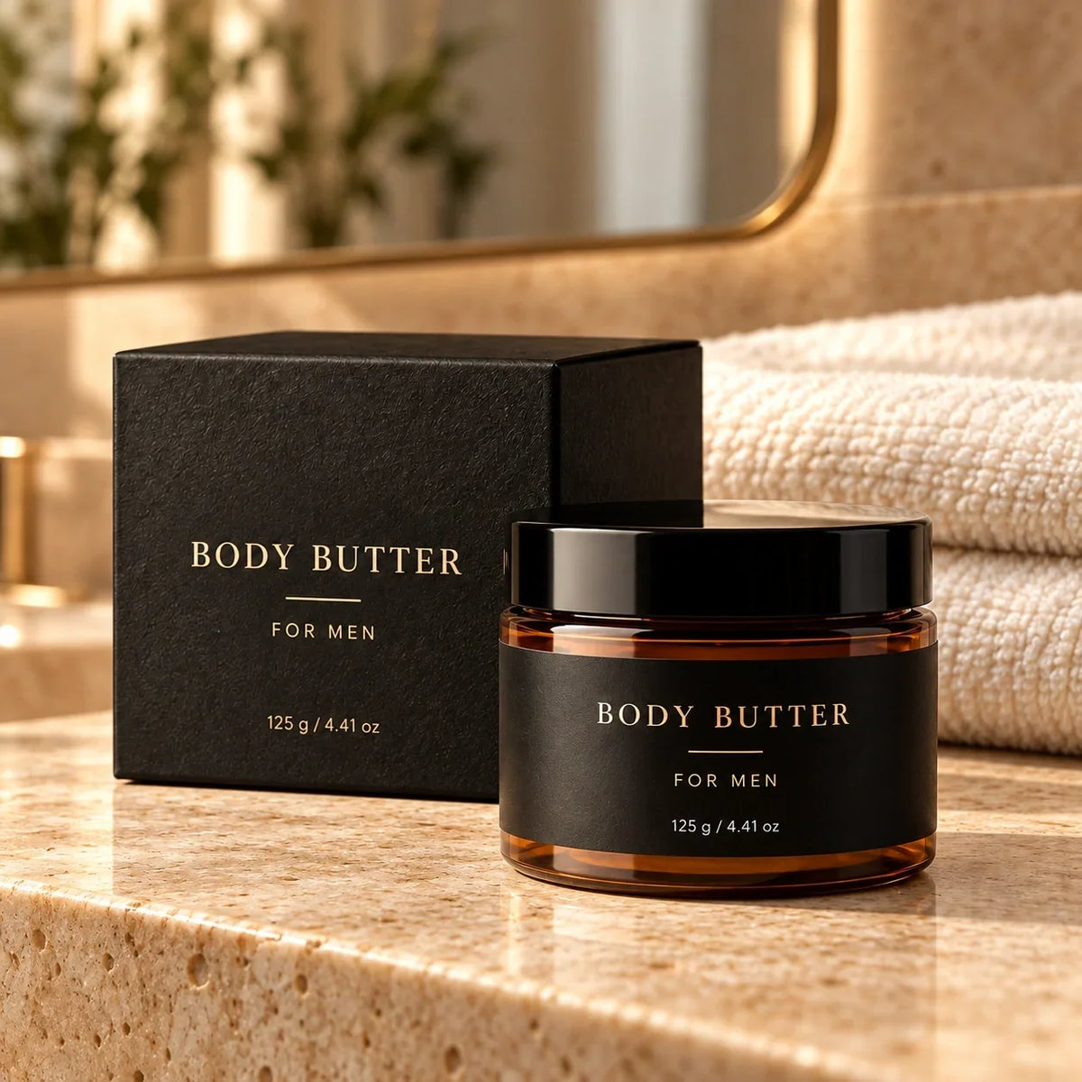 Men's Agarwood Fragrance Body Butter