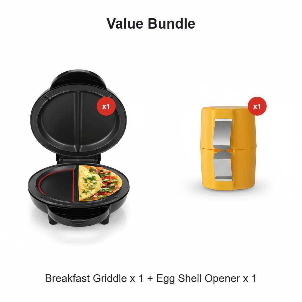 Multifunctional Electric Nonstick Breakfast Griddle