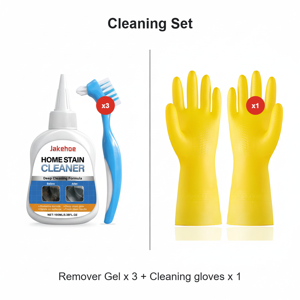 🔥LIMITED SALE 50% OFF!!💥Anti-mold gel with scrub brush – Powerful cleaner against mold stains for washing machine seals, shower seals, tile seals, and bathrooms