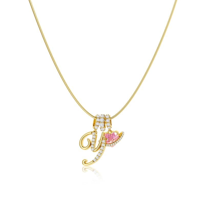 💖 LAST DAY – 75% OFF ✨ 3-layer pendant necklaces with initials A-Z 🎀 | Personalized & elegant