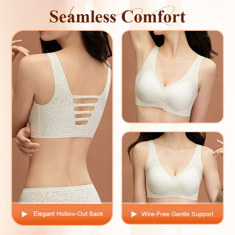 ⏳LAST DAY SALE 50% OFF💕Womens Comfortable Wireless Bralettes Seamless Deep V Everyday Bra