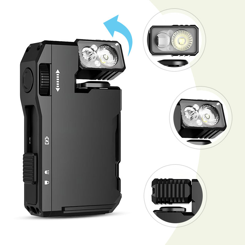 🔦 50% OFF NOW! ✨ EDC Mini G5 Flashlight with Rotating Head - Adaptive Smart Lighting for Ultimate Adventures 🧭⚡