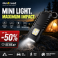 🔦 Mini LED Keychain Flashlight ✨ USB Rechargeable Powerful Torch | 🧲 Magnetic Work Light | 🧢 Cap Light | 🚶 Night Safety Light | ⚡ Multifunctional Emergency Outdoor Lighting Device