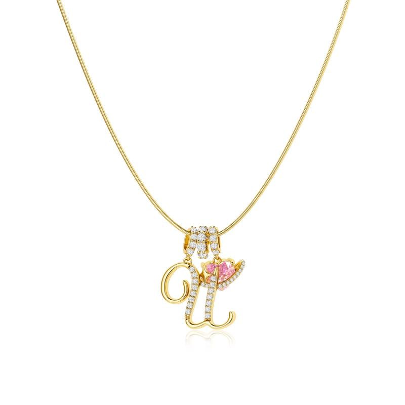 💖 LAST DAY – 75% OFF ✨ 3-layer pendant necklaces with initials A-Z 🎀 | Personalized & elegant