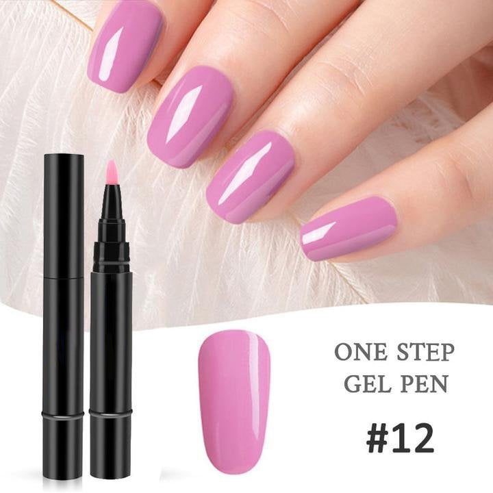 💅 Limited Time Buy 1 Get 1 Free - ＄14.99! ✨One Step Nail Gel Pen🎨Free handheld mini UV nail lamp💡