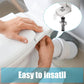 🚽🔩50% OFF NOW! Heavy Duty Toilet Seat Fastener Bolt kit – Universal Locking Screws, Anti-Wiggle Toilet Seat Hardware for Secure & Stable Installation