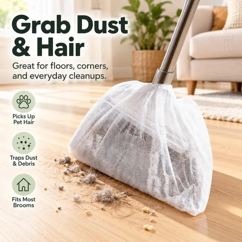 🧹 Disposable Broom Dusting Cover