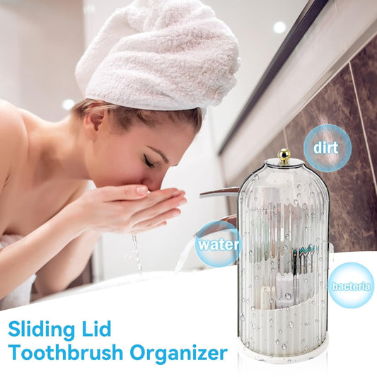 🏡🔥Hot Sale 50% OFF✨Sliding Lid Toothbrush Organizer