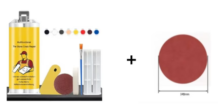 Multifunctional Repair Kit for Cracks in Tiles and Stone✅