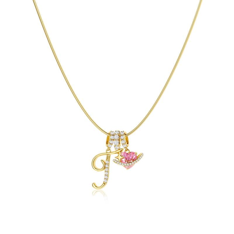 💖 LAST DAY – 75% OFF ✨ 3-layer pendant necklaces with initials A-Z 🎀 | Personalized & elegant