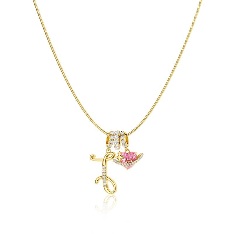 💖 LAST DAY – 75% OFF ✨ 3-layer pendant necklaces with initials A-Z 🎀 | Personalized & elegant