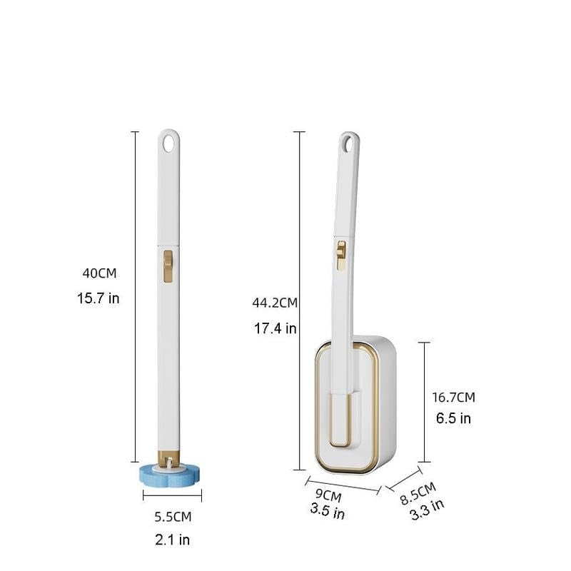 50K+ SOLD!🚽💦Disposable Replacement Wall-Mounted Innovative Toilet Brush Set✨