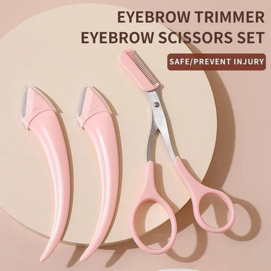 Pousbo® Eyebrow Scissors With Comb
