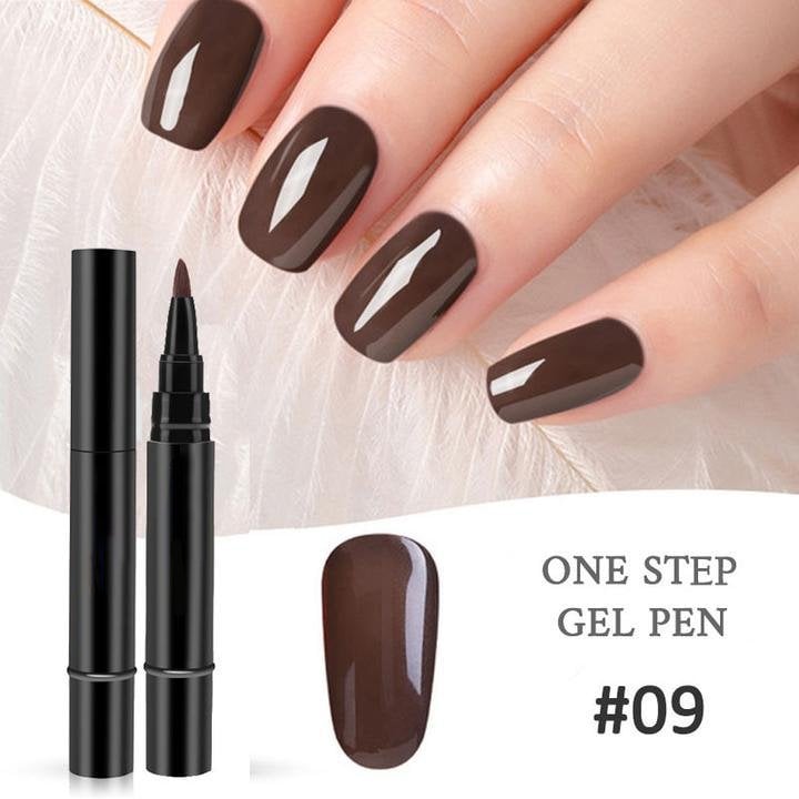 💅 Limited Time Buy 1 Get 1 Free - ＄14.99! ✨One Step Nail Gel Pen🎨Free handheld mini UV nail lamp💡