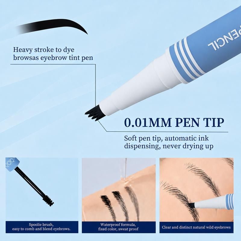 💗BUY 1 GET 1 FREE!!🌿✨ Say Goodbye to Sparse, Uneven Brows – Dual-Tip 3D Microblading Eyebrow Pen for Natural, Long-Lasting Results! ✨
