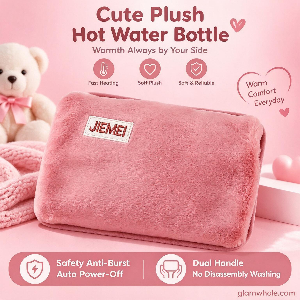 ⏳Last Day Hot Sales - Just ￡7.99🔥Rechargeable hot water bottles, heat packs, explosion-proof heat pads