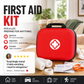 First Aid Kit: Portable Home Emergency Kit—Complete with Accessories | 26-Piece Set