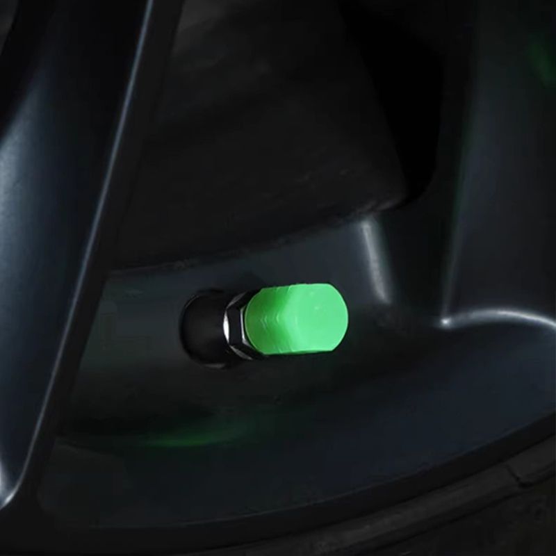 🎁 Get One Set for Free! ✨💥Glow-in-the-dark valve caps (tire valve caps) 🚗💫