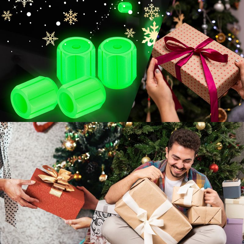 🎁 Get One Set for Free! ✨💥Glow-in-the-dark valve caps (tire valve caps) 🚗💫