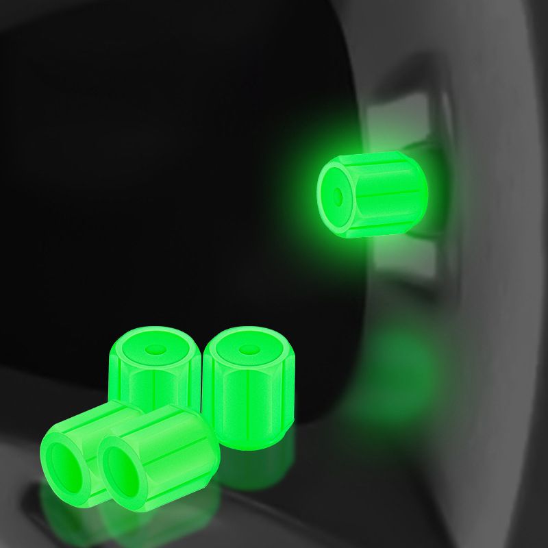 🎁 Get One Set for Free! ✨💥Glow-in-the-dark valve caps (tire valve caps) 🚗💫