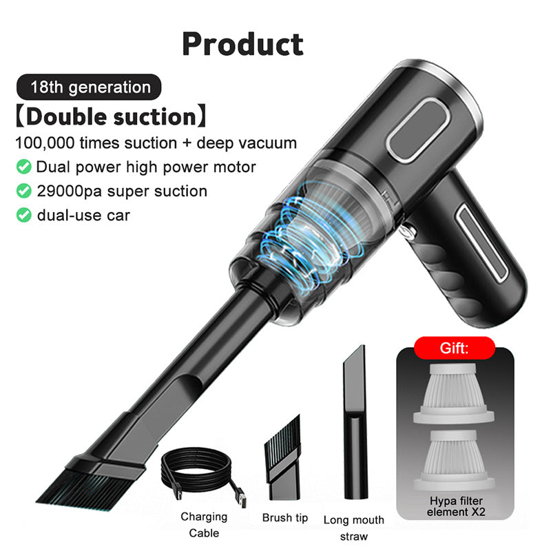 Cordless car vacuum cleaner