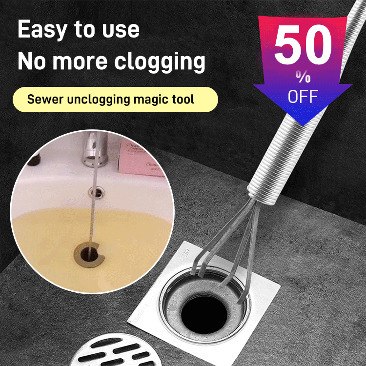 🔥2026 HOT SALE 50% OFF🔥Four-claw Household Sewer Unclogger