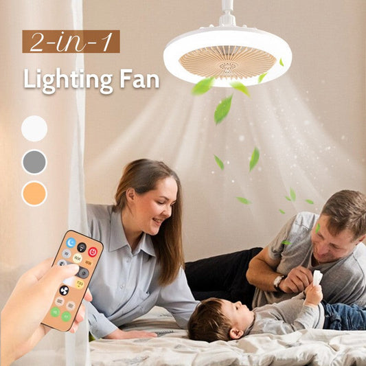🔥Hot Sale 50% Off🔥Remote Control Aromatherapy Ceiling Fan with Light