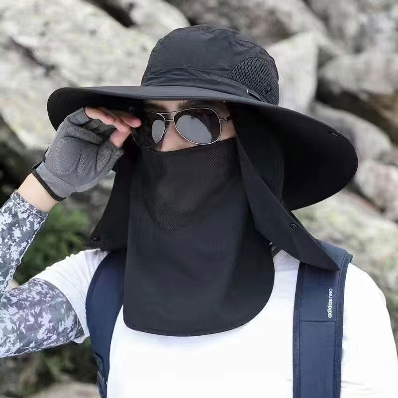 ⛰️ LIMITED-TIME 50% OFF! ☀️ Outdoor Mountaineering Sun Hat – UPF 50+, Neck Flap & Ventilation for Hiking & Trekking 🧢