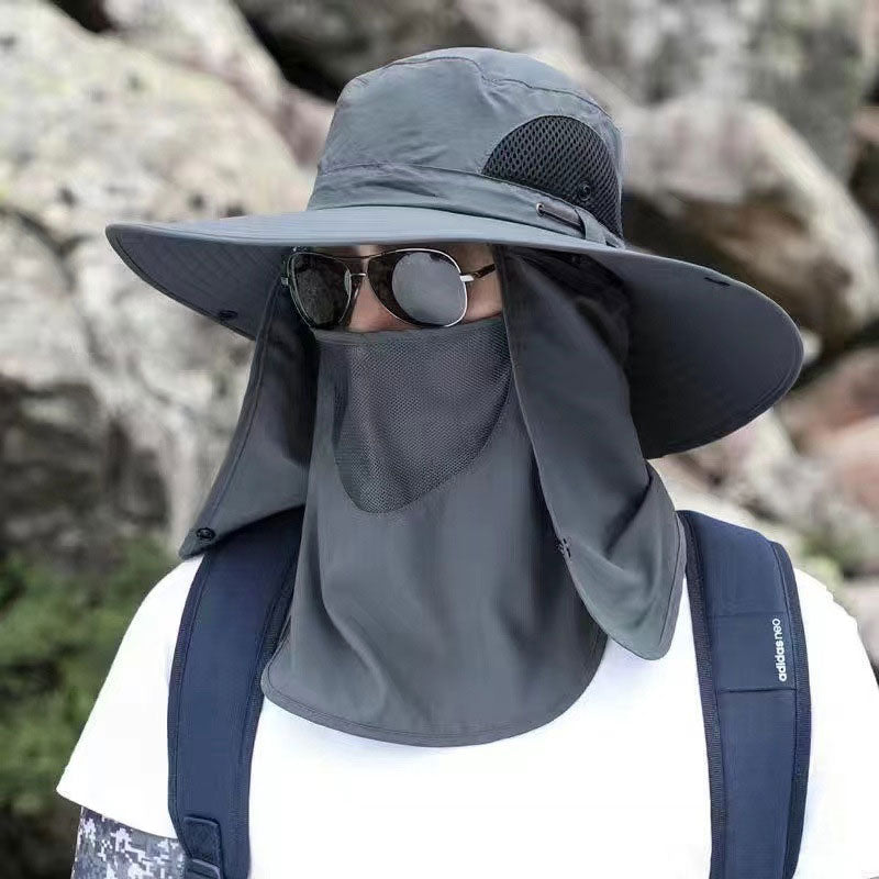 ⛰️ LIMITED-TIME 50% OFF! ☀️ Outdoor Mountaineering Sun Hat – UPF 50+, Neck Flap & Ventilation for Hiking & Trekking 🧢
