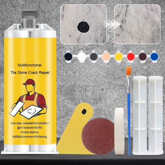 Multifunctional Repair Kit for Cracks in Tiles and Stone✅