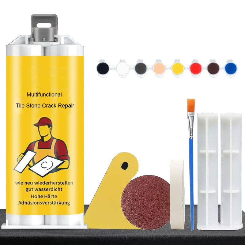 Multifunctional Repair Kit for Cracks in Tiles and Stone✅