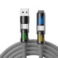 4-in-1 Fast Charging Data Cable with Soft Flashing Light
