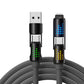 4-in-1 Fast Charging Data Cable with Soft Flashing Light