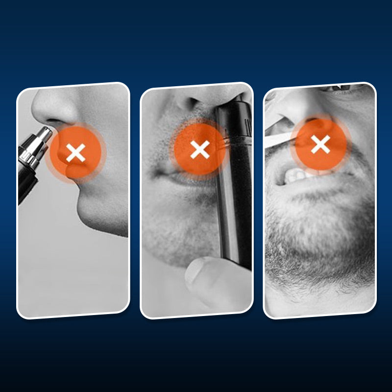 🔥Hot Sale 50% OFF👃Mini Digital Display Electric Multi-function Water-washable Nose Hair Trimmer🎀