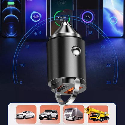🔥Ultra-Fast Car Charger - Dual-Port PD & QC Fast Charging | Save More When You Buy More