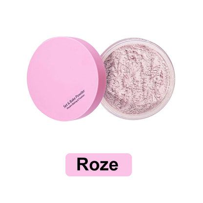 💖Hot Sale 50% OFF💖Loose Cosmetic Setting Powder with Extra Fluffy Puff