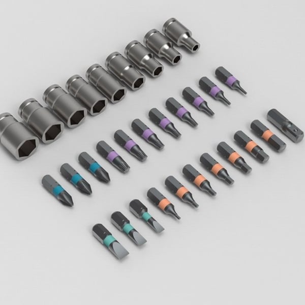 🔩 60% discount 🛠️ 24-in-1 screwdriver set – Magnetic, compact, and portable, ideal for repairs and DIY projects 🔧📦