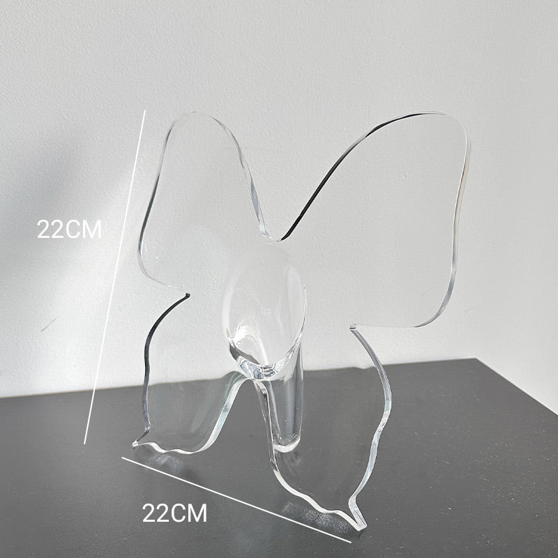 ⏳🔥LIMITED-TIME 50% OFF! ⏰Transparent Butterfly-Inspired Decorative Vase💐🦋