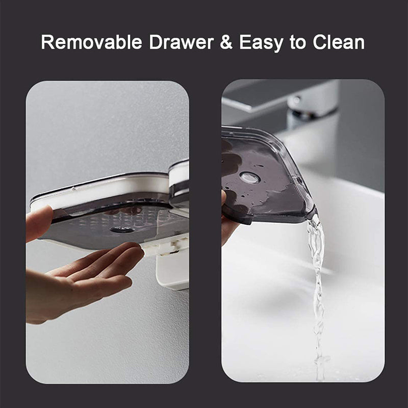 🎁New Arrivals 50% OFF🧼No-Drill Fast-Draining Soap Tray – Keep Soap Dry Instantly, Wall-Mounted Self-Draining Soap Holder for Shower, Bathroom & Kitchen Sink ✨
