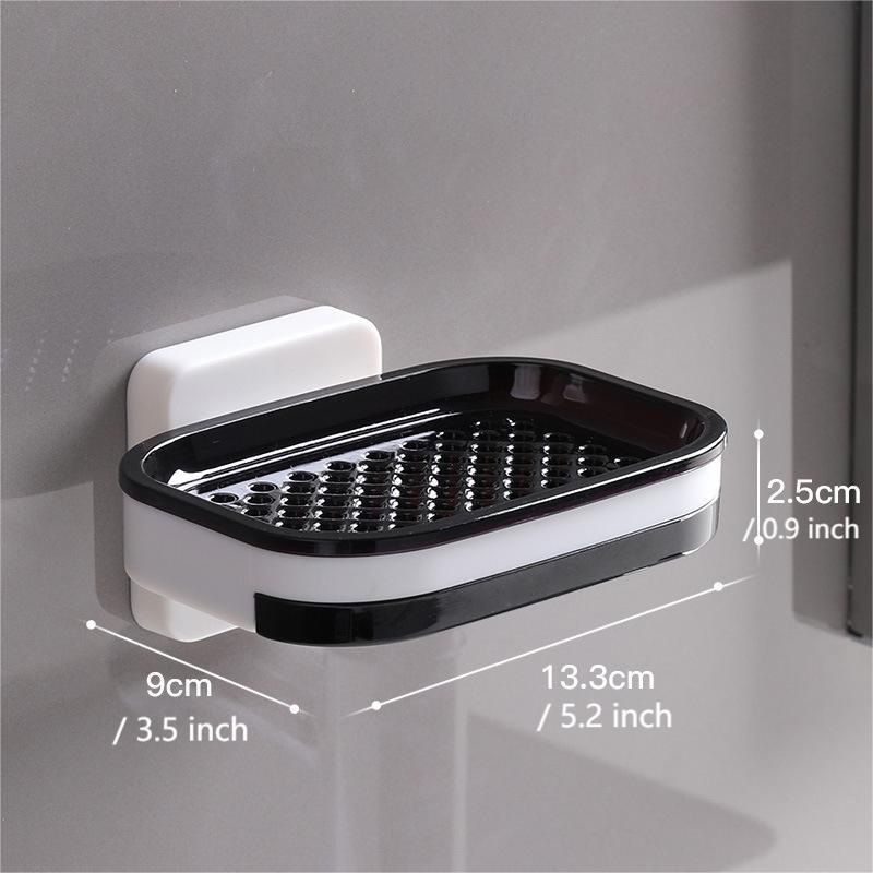 🎁New Arrivals 50% OFF🧼No-Drill Fast-Draining Soap Tray – Keep Soap Dry Instantly, Wall-Mounted Self-Draining Soap Holder for Shower, Bathroom & Kitchen Sink ✨